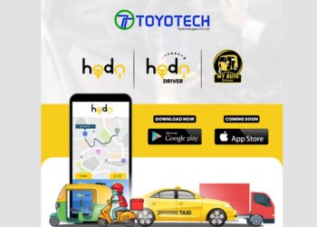 Now booking rides become easier and faster with newly launched app ‘Hodo’ by Toyotech