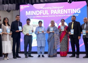 Dr Kiran Bedi and CBSE Director Dr Biswajit Saha release book on ‘Mindful Parenting’ by Author Ajayya Kumar 