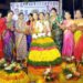 Zilla Parishad Chairperson Patlolla Manjusree Jaipal Reddy hosts Bathukamma Celebrations at ZP Head Office, Sangareddy