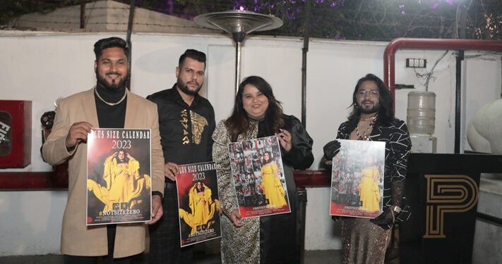 Not Size Zero Launches India’s First Plus Size Calendar short film along with plus size calendar by Fashion Designer Somwya Sharma