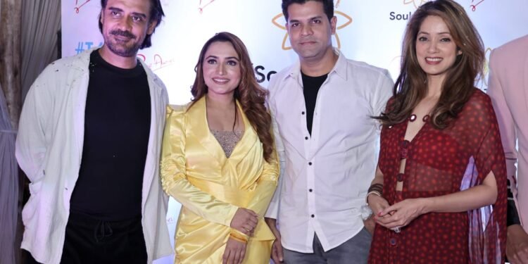 Dhrriti Saharan launches her Music Label SOUL TUNES inaugurated by Vidya Malavade in Juhu, Mumbai