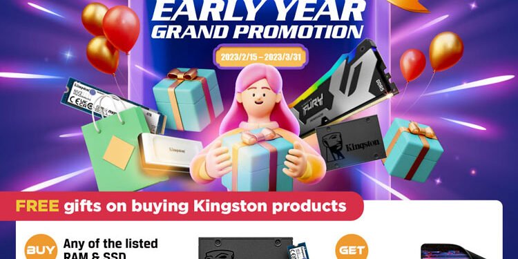 Level Up Your PC experience with Kingston’s Early Year Grand Promotions