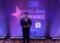 Producer Actor Shantanu Bhamare got felicitated at The Mid-Day Showbiz Icons 2023 Awards