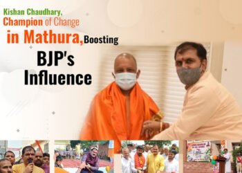 BJP's Rising Star Kishan Chaudhary's Transformative Impact on Mathura's Destiny