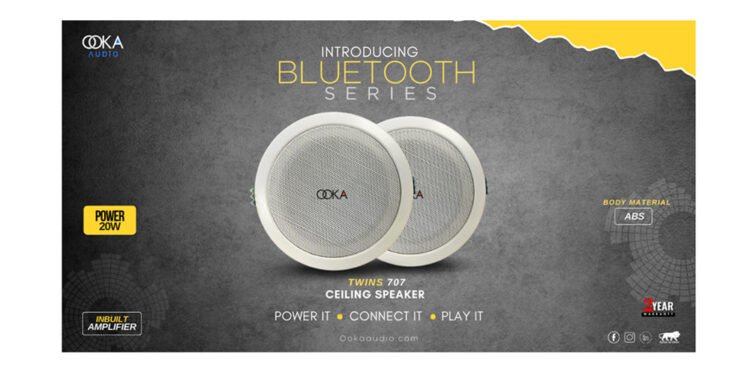 Ooka Audio Unveils a Breakthrough in Sound Technology with Wireless Ceiling Bluetooth Speakers