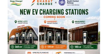 Bharat Charge Announces Association with South Central Railway to Expand Ultra-Fast EV Charging Network